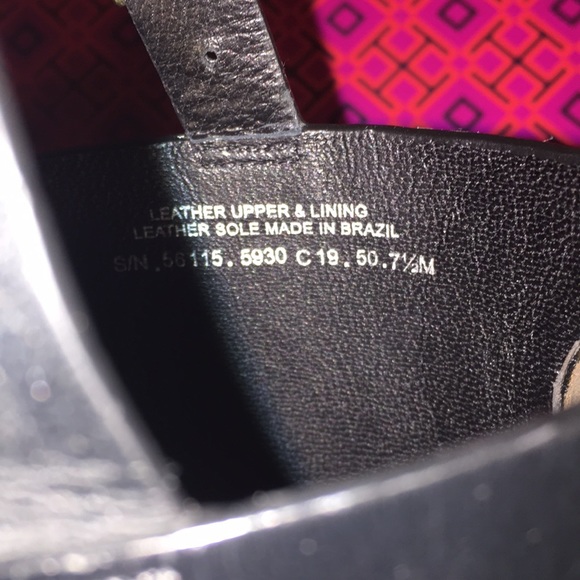 Tory Burch Metal Miller 65MM Wedge Sandal Heel 7.5 - Picture 10 of 12